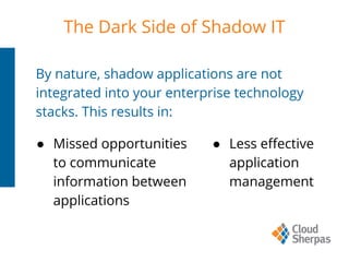 The Business Value of Shadow IT