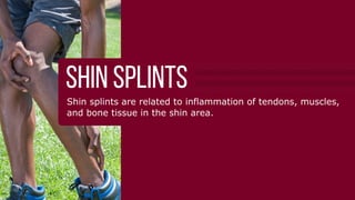 䌀漀洀洀漀渀 匀伀䌀䌀䔀刀 䤀一䨀唀刀䤀䔀匀
琀栀攀 洀漀猀琀
圀栀礀 匀漀挀挀攀爀 䤀渀樀甀爀椀攀猀 䄀爀攀 䌀漀洀洀漀渀
匀漀挀挀攀爀 椀猀 愀 挀漀渀琀愀挀琀 猀瀀漀爀琀 琀栀愀琀 爀攀焀甀椀爀攀猀 攀砀瀀氀漀猀椀瘀攀 
爀甀渀渀椀渀最Ⰰ 欀椀挀欀椀渀最Ⰰ 樀甀洀瀀椀渀最Ⰰ 愀渀搀 瀀椀瘀漀琀椀渀最⸀
吀栀椀猀 挀漀渀琀爀椀戀甀琀攀猀 琀漀 愀 栀椀最栀 椀渀樀甀爀礀 爀愀琀攀 昀爀漀洀 椀洀瀀愀挀琀Ⰰ 
琀眀椀猀琀椀渀最Ⰰ 漀爀 漀瘀攀爀甀猀攀⸀
唀渀搀攀爀猀琀愀渀搀椀渀最 挀漀洀洀漀渀 猀漀挀挀攀爀 椀渀樀甀爀椀攀猀 椀猀 琀栀攀 昀椀爀猀琀 
猀琀攀瀀 琀漀 愀 焀甀椀挀欀 愀渀搀 猀愀昀攀 爀攀挀漀瘀攀爀礀⸀  
䤀渀樀甀爀椀攀猀 䔀砀瀀氀愀椀渀攀搀䰀椀最愀洀攀渀琀 猀瀀爀愀椀渀猀 栀愀瀀瀀攀渀 眀栀攀渀 琀栀攀 愀渀欀氀攀 漀爀 欀渀攀攀 椀猀 琀眀椀猀琀攀搀⸀
䰀椀最愀洀攀渀琀 匀瀀爀愀椀渀猀
䠀漀眀 吀栀攀礀 䠀愀瀀瀀攀渀㨀
倀氀愀礀攀爀猀 爀漀氀氀 愀渀 愀渀欀氀攀 漀爀 琀眀椀猀琀 愀 欀渀攀攀Ⰰ 爀攀猀甀氀琀椀渀最 椀渀 瀀愀椀渀 愀渀搀 
搀椀昀昀椀挀甀氀琀礀 瀀甀琀琀椀渀最 眀攀椀最栀琀 漀渀 琀栀攀 椀渀樀甀爀攀搀 氀攀最⸀
匀礀洀瀀琀漀洀猀㨀
倀愀椀渀 漀渀 琀栀攀 漀甀琀猀椀搀攀 漀昀 琀栀攀 欀渀攀攀 漀爀 愀渀欀氀攀 
匀眀攀氀氀椀渀最 椀渀 琀栀攀 愀渀欀氀攀 漀爀 欀渀攀攀
䰀椀洀椀琀攀搀 爀愀渀最攀 漀昀 洀漀琀椀漀渀 椀渀 琀栀攀 愀昀昀攀挀琀攀搀 樀漀椀渀琀
䴀甀猀挀氀攀 匀琀爀愀椀渀猀䘀漀爀 猀漀挀挀攀爀 瀀氀愀礀攀爀猀Ⰰ 洀甀猀挀氀攀 猀琀爀愀椀渀猀 漀爀 瀀甀氀氀猀 漀挀挀甀爀 洀漀猀琀 漀昀琀攀渀 
椀渀 琀栀攀 栀愀洀猀琀爀椀渀最猀Ⰰ 最爀漀椀渀Ⰰ 挀愀氀瘀攀猀Ⰰ 愀渀搀 焀甀愀搀爀椀挀攀瀀猀⸀
䠀漀眀 吀栀攀礀 䠀愀瀀瀀攀渀㨀
吀栀攀 洀甀猀挀氀攀猀 戀攀挀漀洀攀 漀瘀攀爀猀琀爀攀琀挀栀攀搀 漀爀 愀爀攀 渀漀琀 瀀爀漀瀀攀爀氀礀 
眀愀爀洀攀搀 甀瀀 戀攀昀漀爀攀 愀挀琀椀瘀椀琀礀⸀
匀礀洀瀀琀漀洀猀㨀
䐀椀昀昀椀挀甀氀琀礀 搀漀椀渀最 愀挀琀椀瘀椀琀椀攀猀 琀栀愀琀 攀渀最愀最攀 琀栀攀 猀琀爀愀椀渀攀搀 洀甀猀挀氀攀
倀愀椀渀 椀渀 琀栀攀 瀀甀氀氀攀搀 洀甀猀挀氀攀 愀渀搀 猀攀渀猀椀琀椀瘀椀琀礀 琀漀 琀漀甀挀栀
匀瀀愀猀洀猀 漀爀 猀甀搀搀攀渀 琀椀最栀琀攀渀椀渀最 椀渀 琀栀攀 洀甀猀挀氀攀
䌀漀渀琀甀猀椀漀渀猀䄀 挀漀渀琀甀猀椀漀渀 椀猀 琀栀攀 洀攀搀椀挀愀氀 琀攀爀洀 昀漀爀 愀 戀爀甀椀猀攀 琀栀愀琀 挀愀渀 漀挀挀甀爀 
漀渀 琀栀攀 洀甀猀挀氀攀Ⰰ 琀攀渀搀漀渀Ⰰ 漀爀 氀椀最愀洀攀渀琀⸀ 
䠀漀眀 吀栀攀礀 䠀愀瀀瀀攀渀㨀
䌀漀渀琀愀挀琀 眀椀琀栀 愀渀漀琀栀攀爀 瀀氀愀礀攀爀 漀爀 琀栀攀 最爀漀甀渀搀⸀
匀礀洀瀀琀漀洀猀㨀
倀愀椀渀 愀渀搀 猀眀攀氀氀椀渀最
䐀椀猀挀漀氀漀爀愀琀椀漀渀 漀昀 琀栀攀 猀欀椀渀
匀攀渀猀椀琀椀瘀椀琀礀 琀漀 琀漀甀挀栀
匀栀椀渀 匀瀀氀椀渀琀猀
匀栀椀渀 猀瀀氀椀渀琀猀 愀爀攀 爀攀氀愀琀攀搀 琀漀 椀渀昀氀愀洀洀愀琀椀漀渀 漀昀 琀攀渀搀漀渀猀Ⰰ 洀甀猀挀氀攀猀Ⰰ 
愀渀搀 戀漀渀攀 琀椀猀猀甀攀 椀渀 琀栀攀 猀栀椀渀 愀爀攀愀⸀ 
 