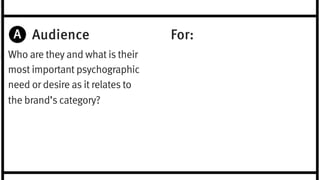 YOUR POSITIONING STATEMENT SHOULD 
MEET ALL 5 CRITERIA: 
IMPORTANT 
UNIQUE 
BELIEVABLE 
ACTIONABLE 
SUSTAINABLE 
 