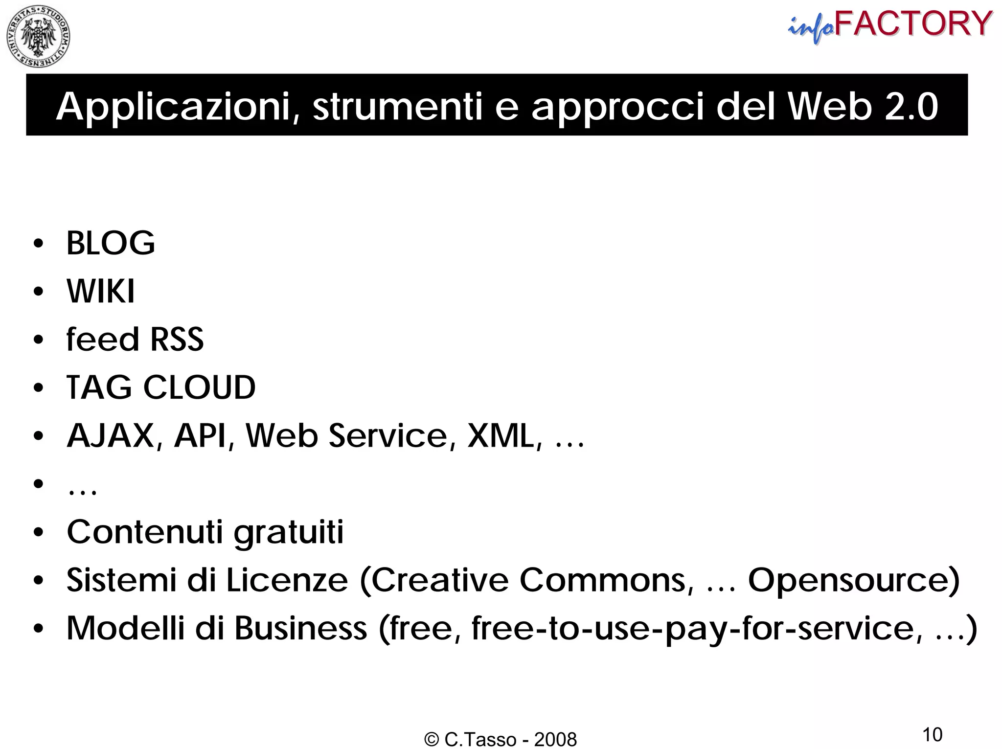 Web 2.0 e Intelligenza Artificiale