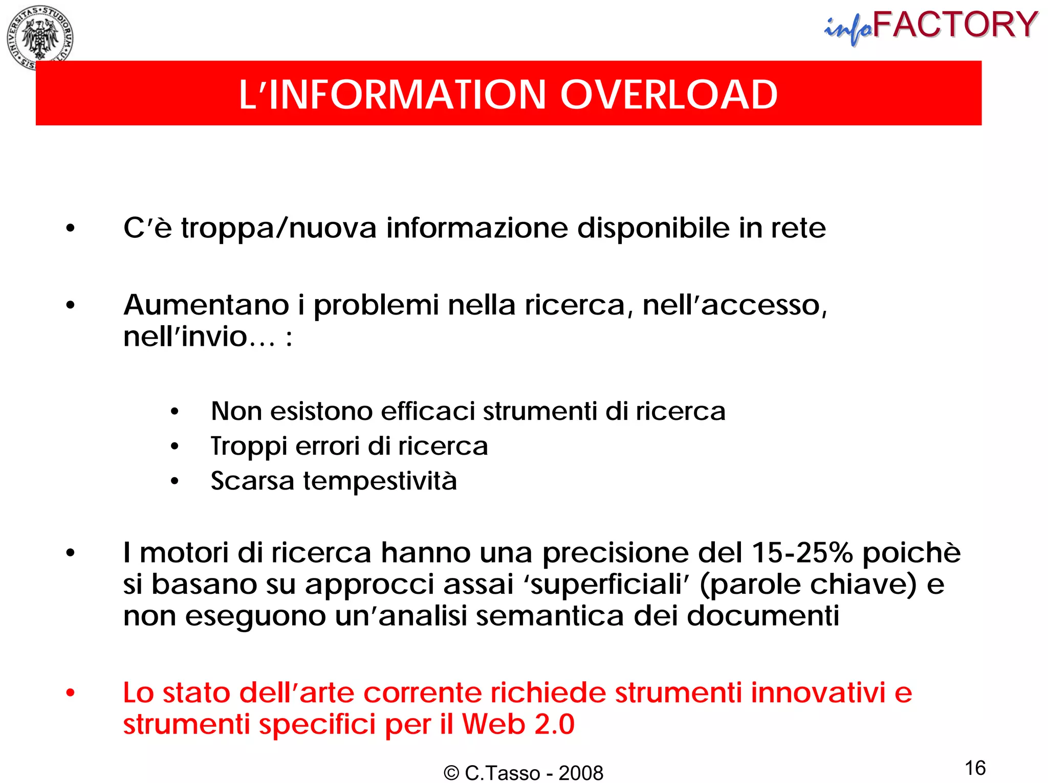 Web 2.0 e Intelligenza Artificiale