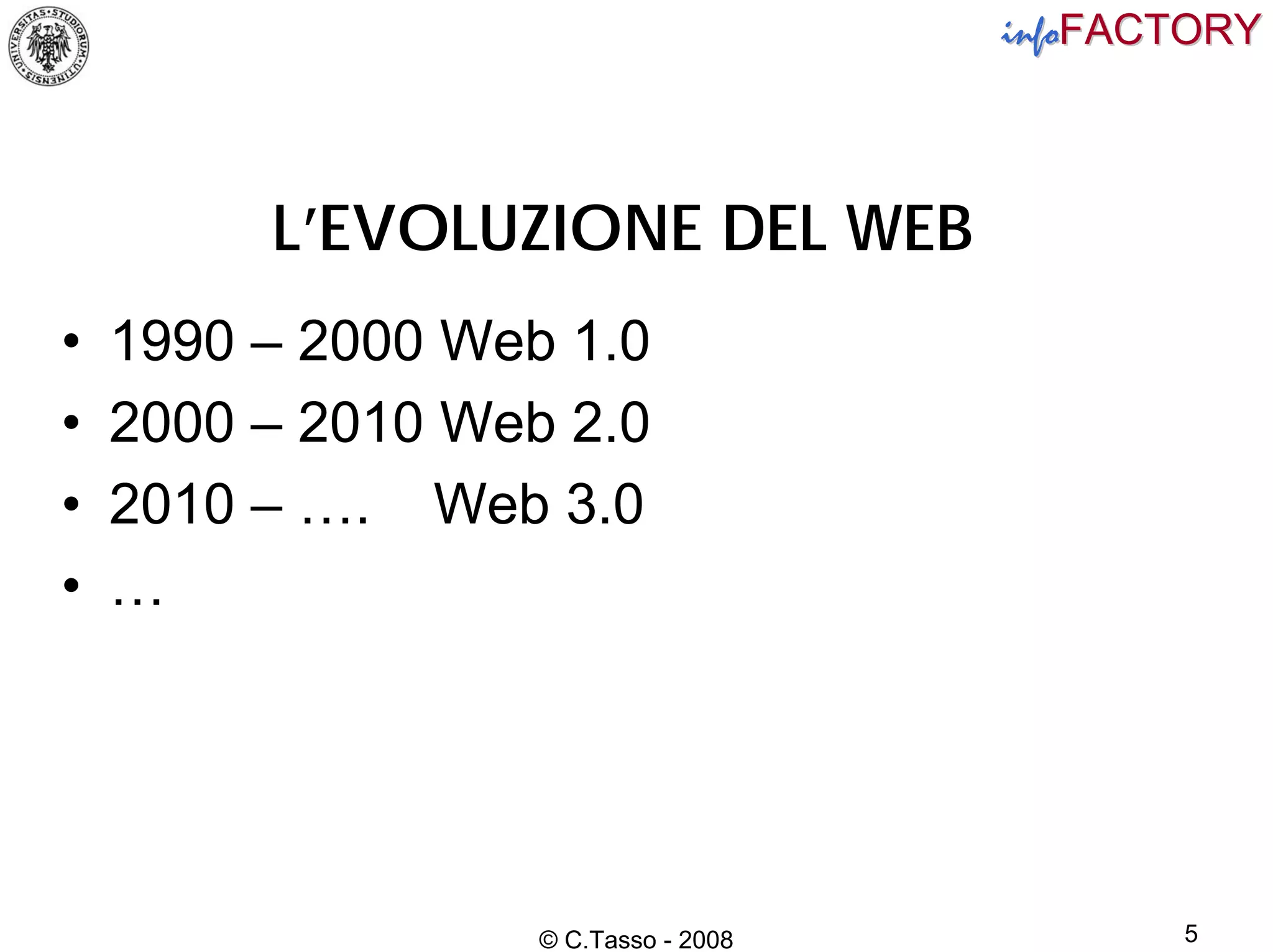 Web 2.0 e Intelligenza Artificiale