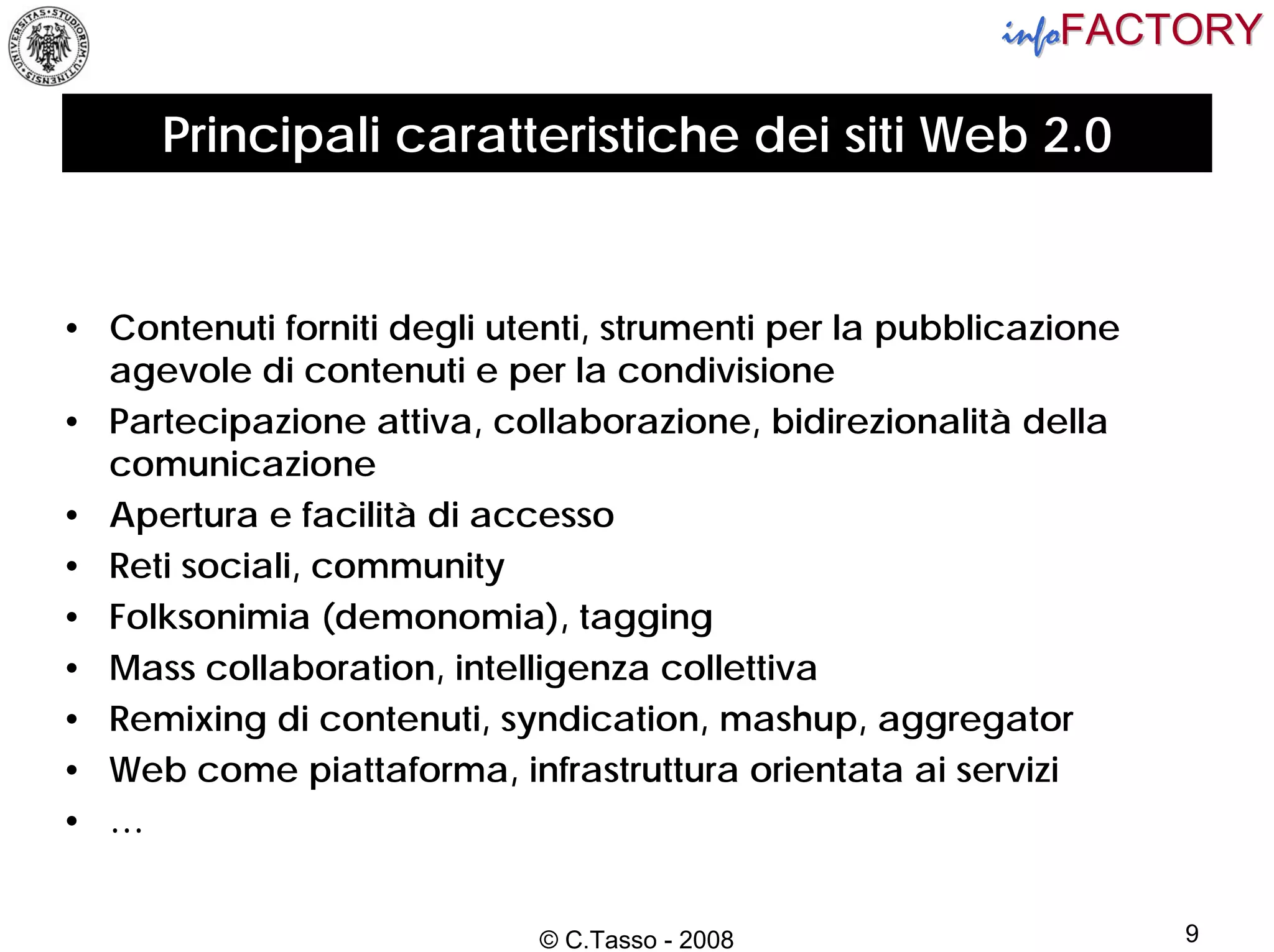 Web 2.0 e Intelligenza Artificiale