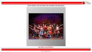 WRITER
WHO WRITES BOOKS, STORIES, & ARTICLES?
Who Questions
 