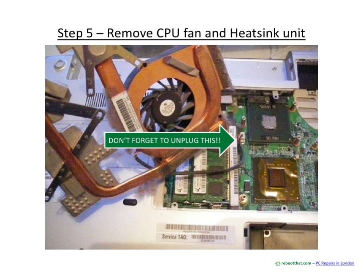 Removing Dust Inside A Laptop To Improve Performance