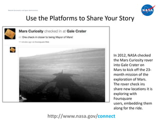 Creating Social Media Worth Following at NASA