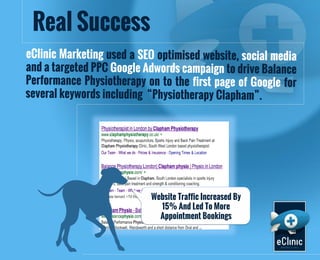 Real Success

Website Traffic Increased By
15% And Led To More
Appointment Bookings

 