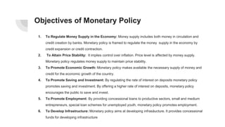 MONETARY POLICY OF INDIA | PPTX