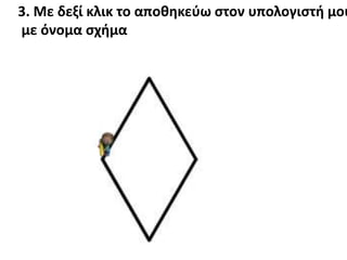 3. Με δεξί κλικ το αποθηκεύω στον υπολογιστή μου
με όνομα σχήμα
 