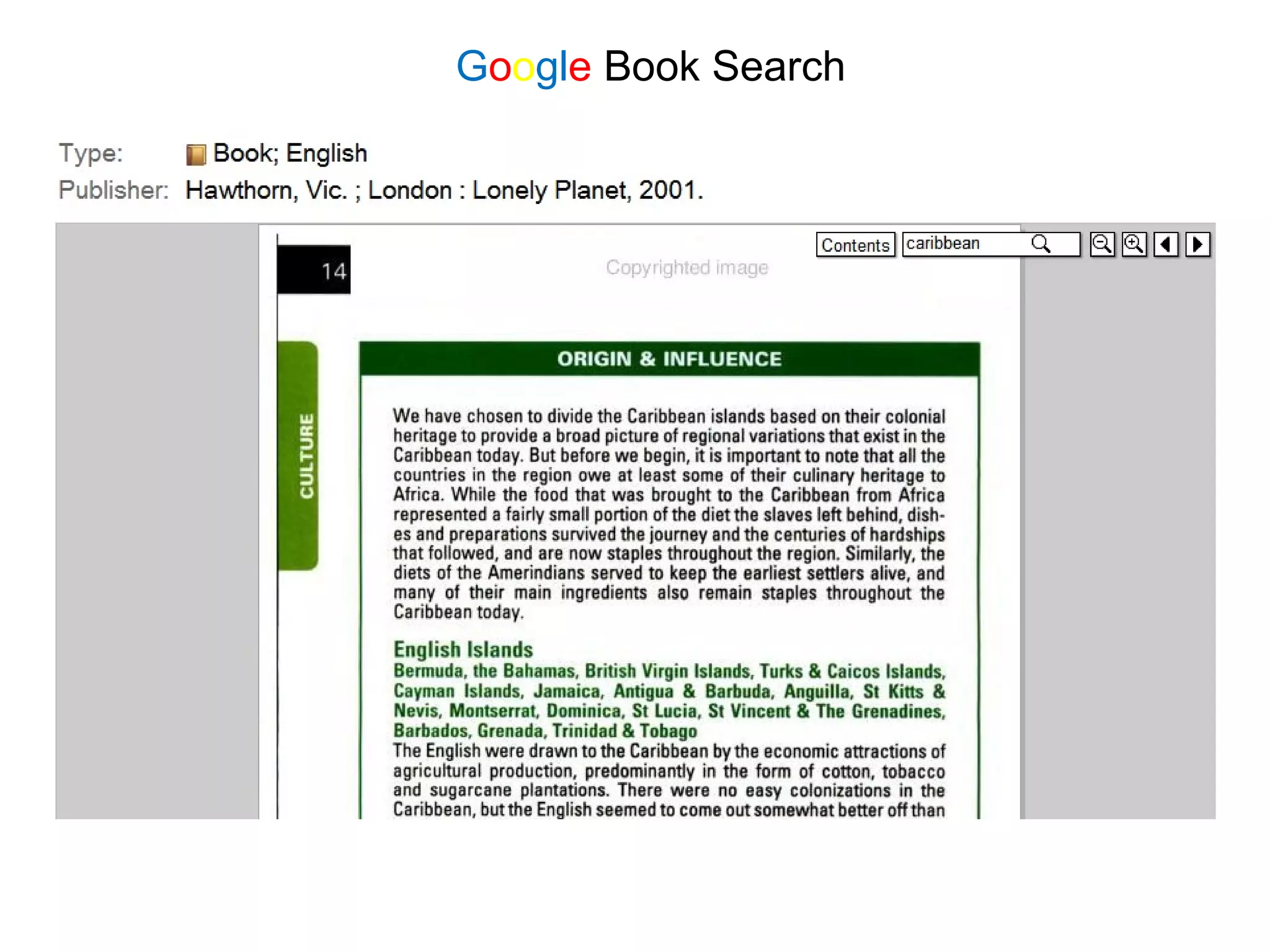 G o o gl e  Book Search 