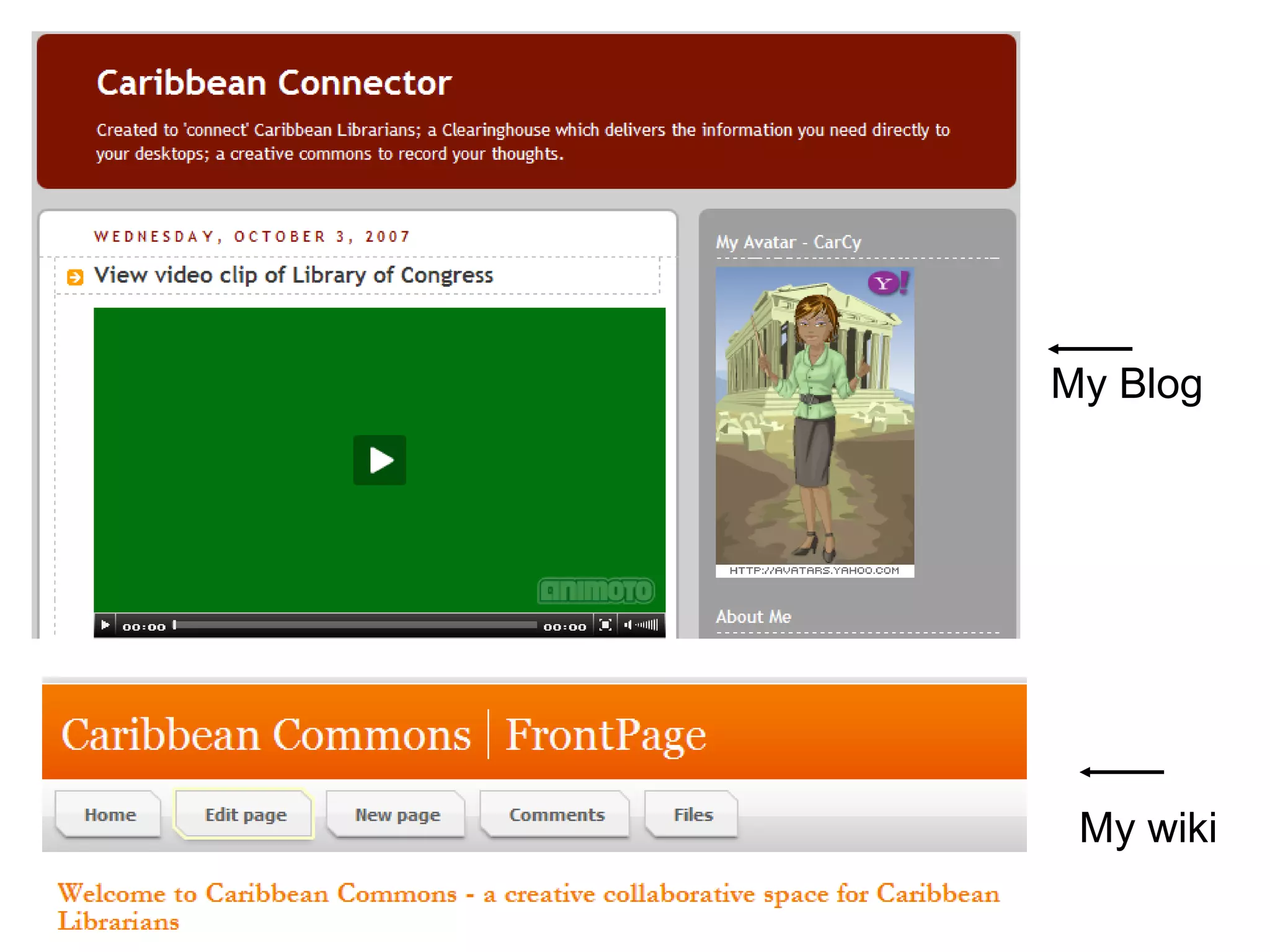 My wiki My Blog 