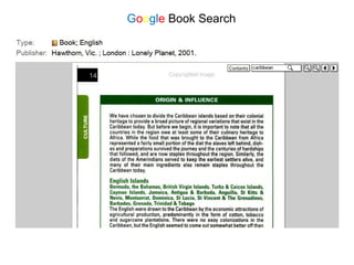 G o o gl e  Book Search 