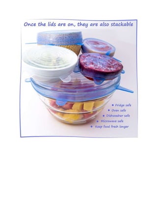 TRANSPARENT AND MICROWAVE SAFE SILICONE CONTAINERS