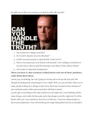 4 Steps - How To Make Money From Home