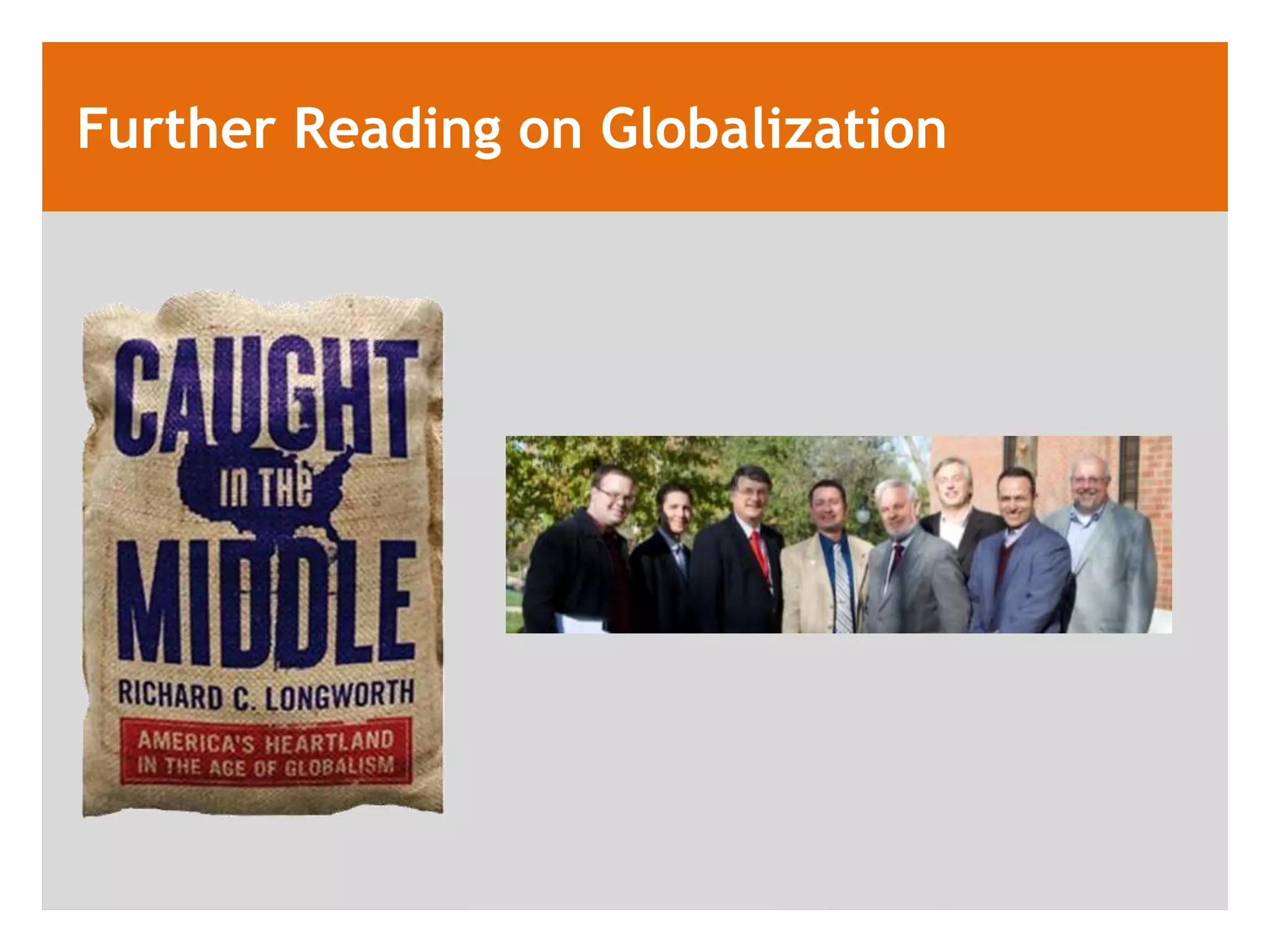 Further Reading on Globalization
 