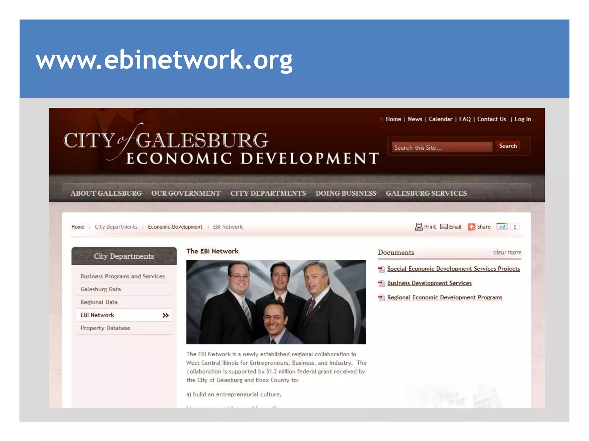 www.ebinetwork.org
 