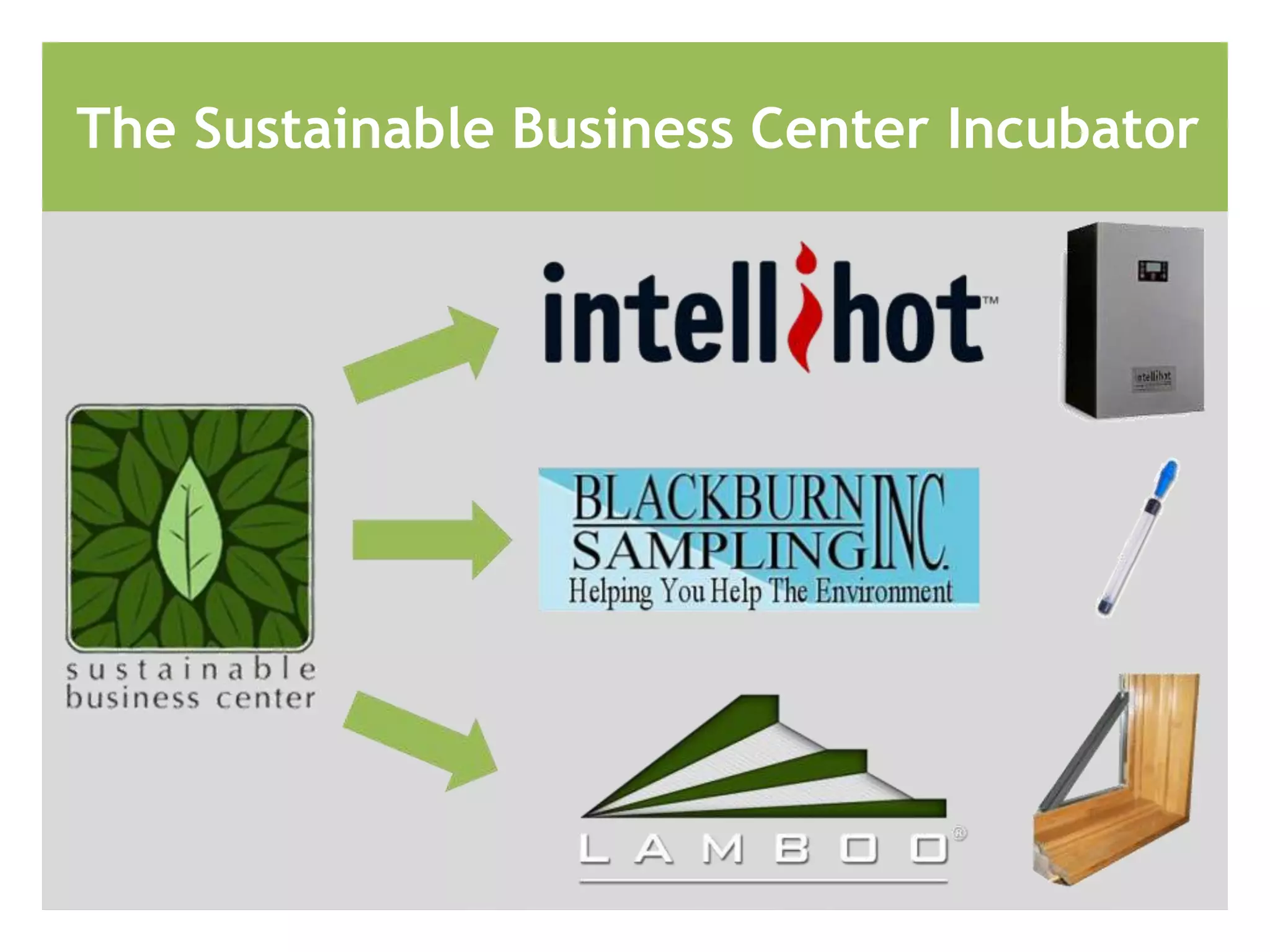 The Sustainable Business Center Incubator
 