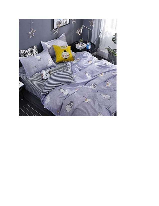 Kfz Lucky Cat Print Grey Duvet Cover Twin Set
