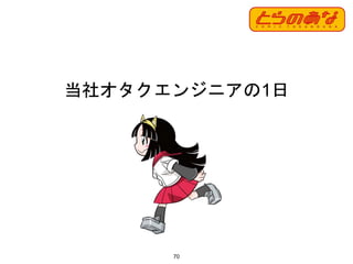 当社オタクエンジニアの1日
70
 