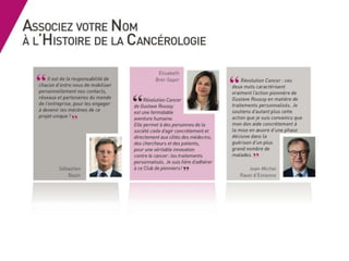 La Révolution Cancer est en marche
