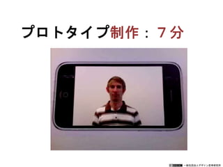 一般社団法人デザイン思考研究所
プロトタイプ ：
 