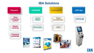 Payment ECM/EDM Learning/HR z/OS app
 