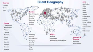 America
Canada
Mexico
USA
Europe
Czech Republic
Bulgaria
Croatia
Denmark
Finland
France
Germany
Greece
Great Britain
Hungary
Iceland
Ireland
Italy
Latvia
Australia &
Oceania
Australia
New Zealand
Asia
Azerbaijan
China
India
Israel
Japan
Jordan
Kazakhstan
Kuwait
Kirgizia
Saudi Arabia
Turkey
Turkmenistan
UAE
Uzbekistan
Africa
Nigeria
Zimbabwe
Republic of South Africa
Europe
Luxembourg
Netherlands
Poland
Portugal
Romania
Russia
Spain
Slovakia
Slovenia
Sweden
Ukraine
 