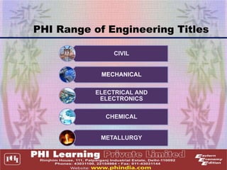 PHI Learning Engineering Textbooks | PPTX