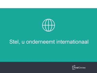 Stel, u onderneemt internationaal
 