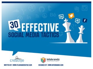 EffectiveSocial Media Tactics
30
Written By | www.feldmancreative.com DESIGNED By | www.infobrandz.com
 