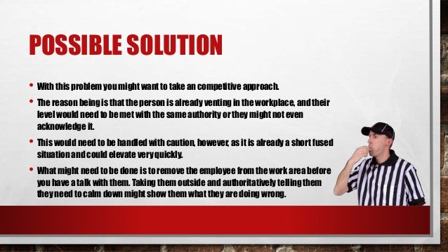 conflict at workplace examples