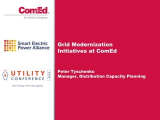 Comed Power Distribution State Grid Modernization presentation from SEPA's 2018 Utility ...