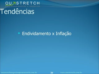 Tendências Endividamento x Inflação [email_address] www.outstretch.com.br 