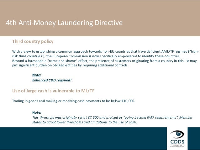 Eu Directives On Money Laundering – DKCICX
