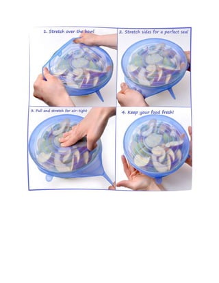 REUSABLE AND DURABLE SILICONE STRETCH LIDS