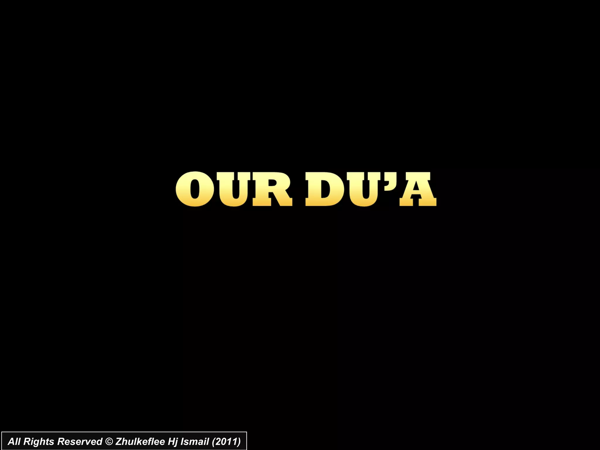 All Rights Reserved © Zhulkeflee Hj Ismail (2011) 