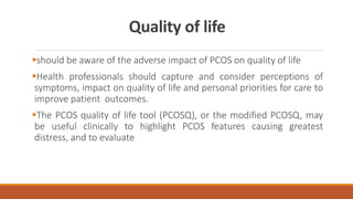 Presentation on Diagnosis of Polycystic Ovary Syndrome (PCOS) | PDF