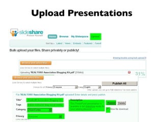 Upload Presentations
 