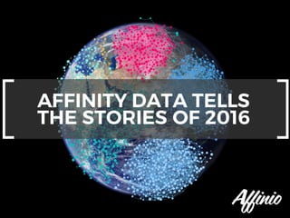 [ ]AFFINITY DATA TELLS
THE STORIES OF 2016
 