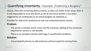 Uncertain Knowledge and Reasoning in Artificial Intelligence | PPTX