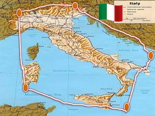 2. ITALY ang pinagmulan ng
kadakilaan ng sinaunang Rome
 