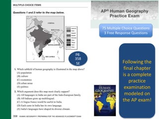 pg.
135
Following the
final chapter
is a complete
practice
examination
modeled on
the AP exam!
pg.
358
SE
75 Multiple Choice Questions
3 Free Response Questions
 