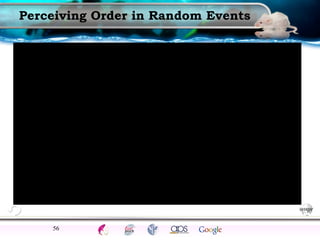 SettingsSci Method
TrendsProfessionals
Critical ThinkingEthicsExperimentsCorrelationsCase studies
ModernEarlyFunctionalStructuralDefinitions
Perceiving Order in Random Events
56
 