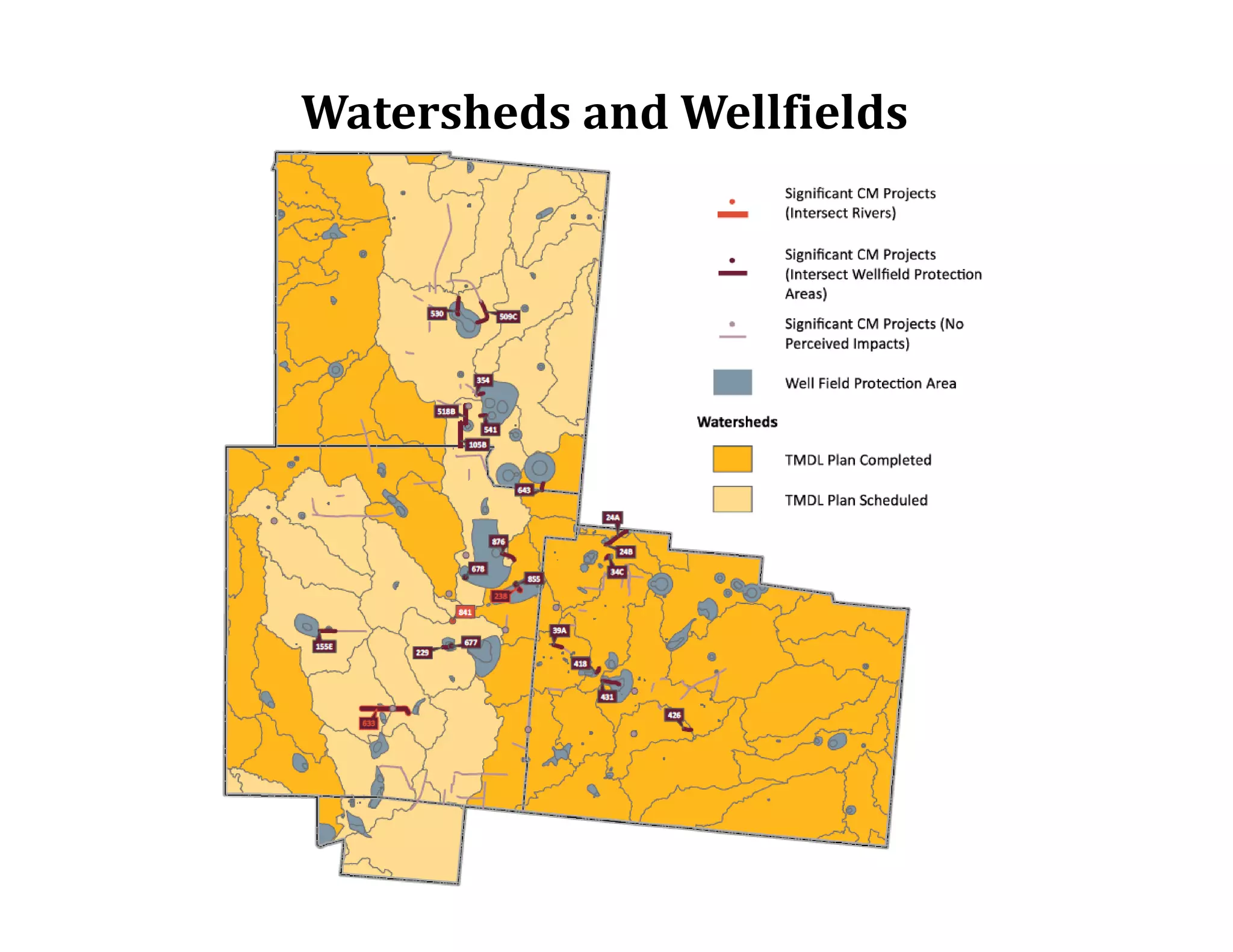 Watersheds	and	Wellfields
 