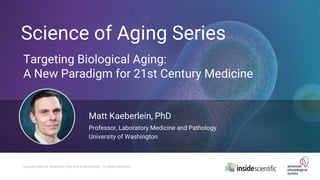 Targeting Biological Aging A New Paradigm For 21st Century Medicine Pdf Targeting Biological Aging A New Paradigm For 21st Century Medicine Pdf