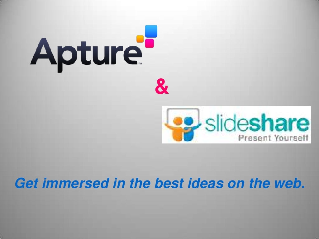 Apture + slideshare
