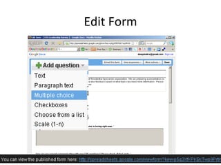 Edit Form 