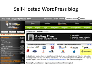 Self-Hosted WordPress blog 