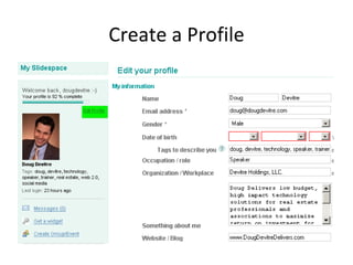 Create a Profile 