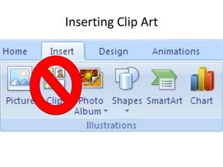 Inserting Clip Art 